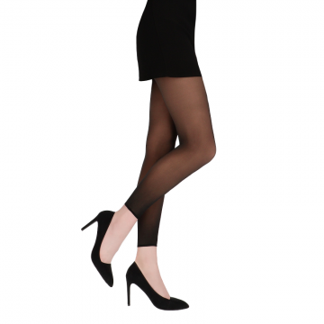 Dames 50 denier legging zwart 1 0